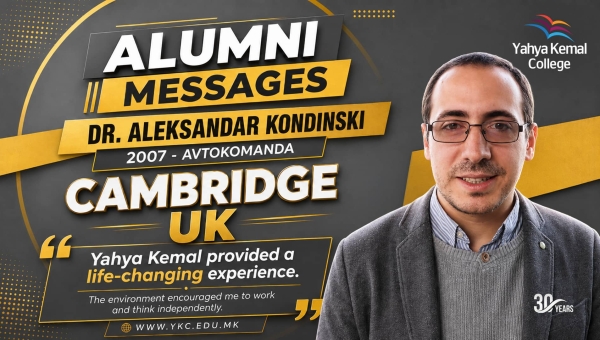 A Life-Changing Experience: Dr. Aleksandar Kondinski’s Journey from YKC to Cambridge